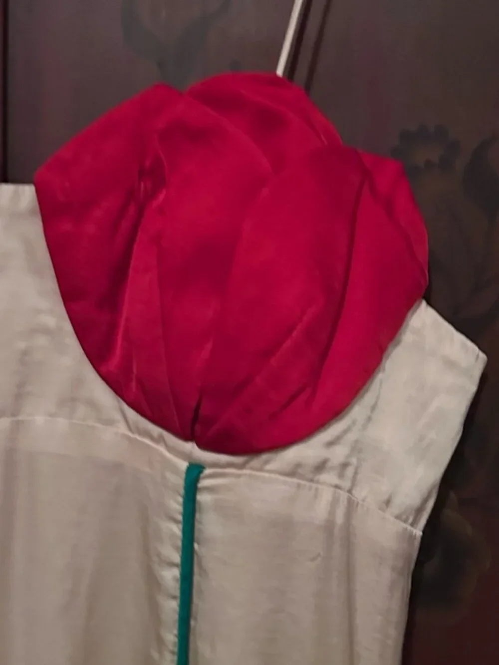 Farm Rio Rose Detailed Satin Dress - Picture 10 of 14